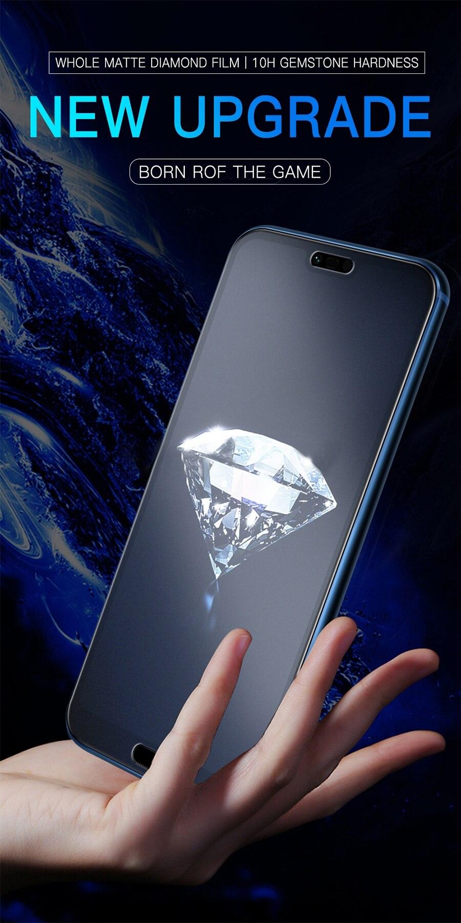 3-Pack Frosted Matte Ceramic Screen Protectors for iPhone