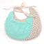 Double-Deck Infant Bibs - Stylish Cotton Linen for Toddlers