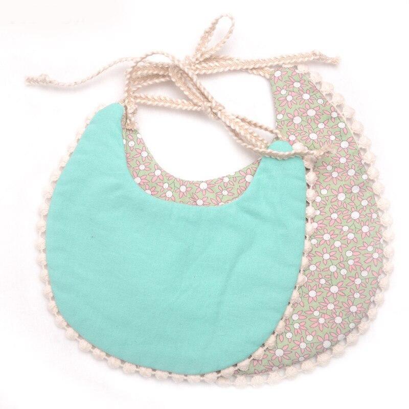 Double-Deck Infant Bibs - Stylish Cotton Linen for Toddlers