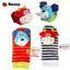 Sonajeros Suaves de Peluche Sozzy - Set de 4 Piezas