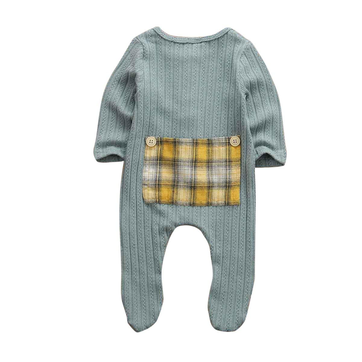Combinaison Bébé à Manches Longues en Coton Premium pour Nouveau-nés
