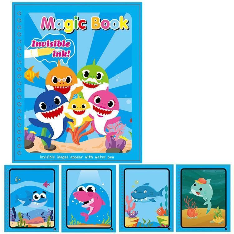 Magical Water Drawing Coloring Book for Kids