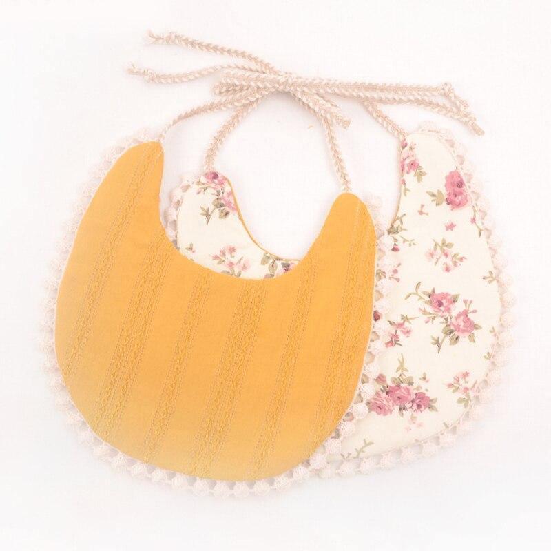 Double-Deck Infant Bibs - Stylish Cotton Linen for Toddlers