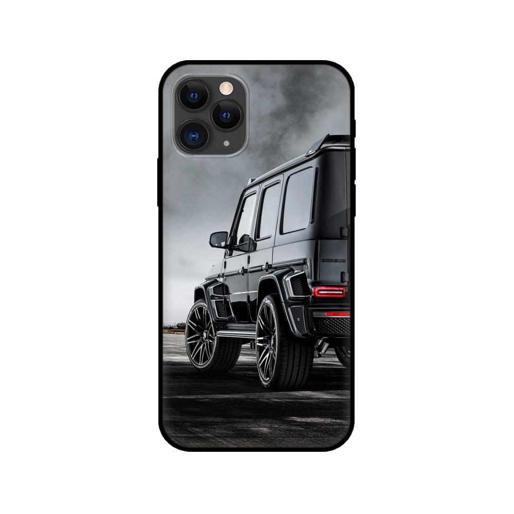 Premium Matte Black Silicone Case for iPhone Models