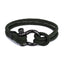 Bracelet en corde navy moderne et élégant pour hommes et femmes