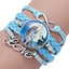 Classic Retro Wolf Head Leather Bracelet for Men & Women
