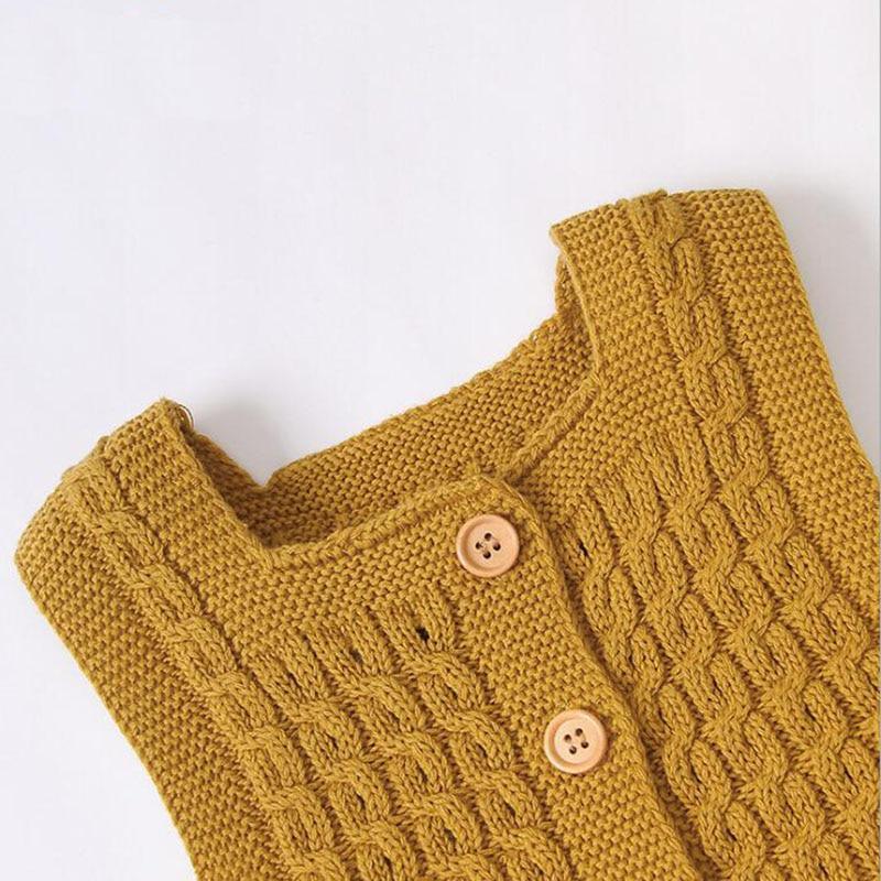 Monos de Bebé de Punto Hechos a Mano - Estilo Retro Moderno