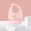 Bavoir en silicone imperméable ajustable pour bébés et enfants