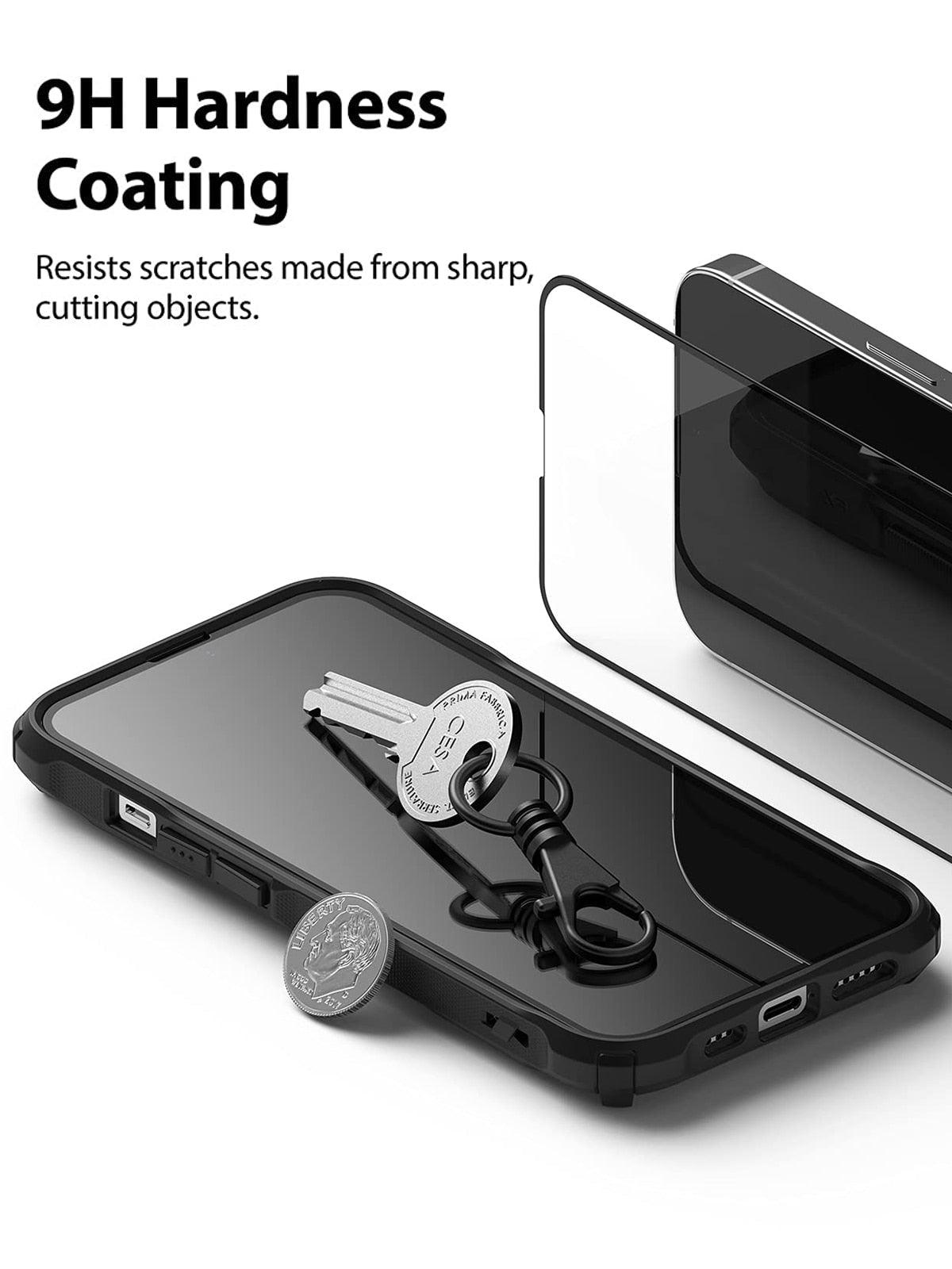 Protector de Pantalla de Vidrio Templado Premium 2PCS para iPhone 14/13