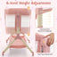 Berceau de chevet réglable en hauteur avec sac de rangement - Rose bébé