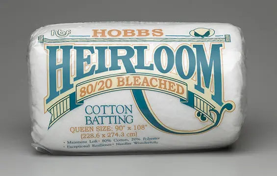 Paquete de Batting Bleached 80/20 Hobbs Heirloom