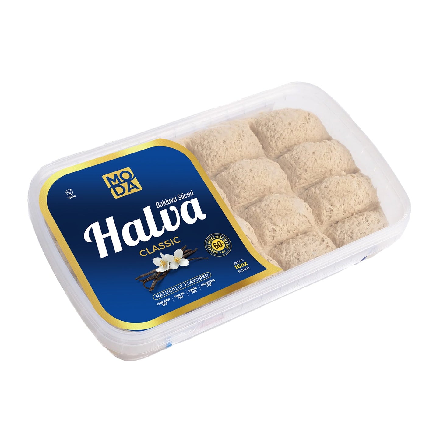 Moda Halva – Clásico, Baklava en rodajas, 16 oz (454 g)