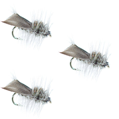 Hemingway Caddis Dry Fly Trio - Size 16 - Korvel