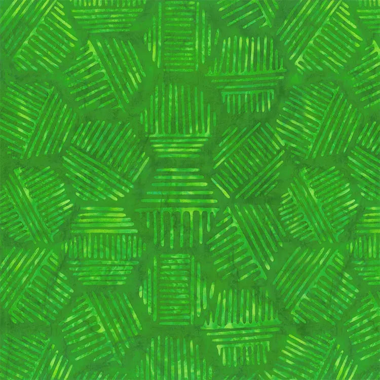 Tela de Algodón Hexies Aguacate - 44"/45" por Yarda