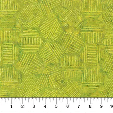 Hexies Guacamole Cotton Fabric 44"/45" Per Yard