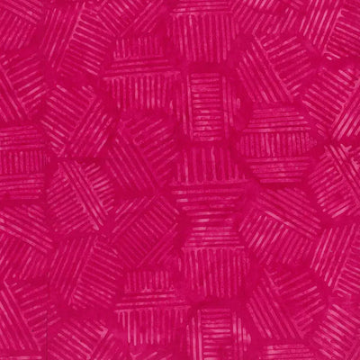 Tissu en coton Hexies Pink Punch - 44"/45" par yard