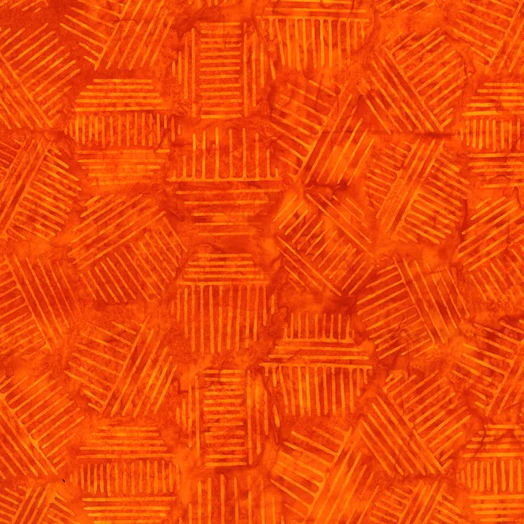 Tissu en coton Hexies Pumpkin 44"/45" - Qualité supérieure