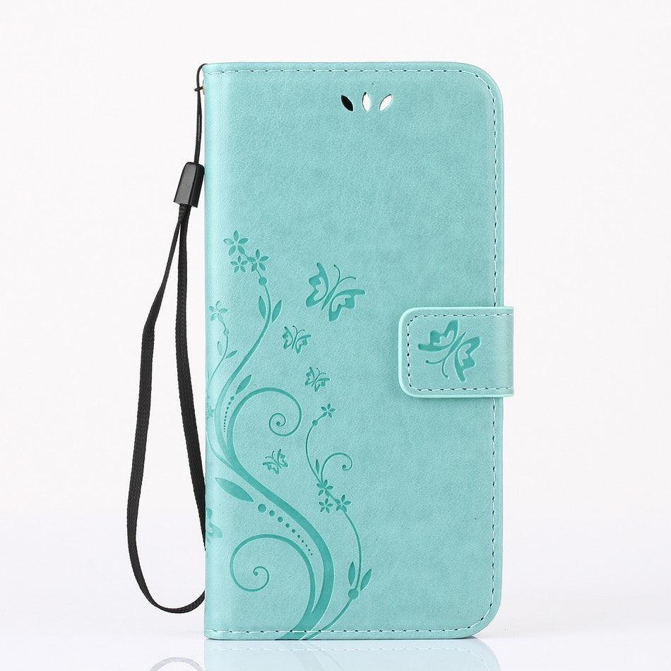 Girls Flip Wallet Case for iPhone 13/12 Mini - Stylish PU Leather