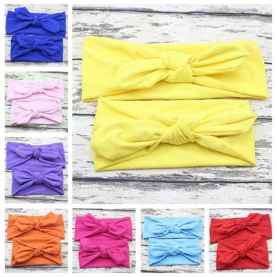 Modern Mother & Daughter Rabbit Ears Bow Hair Bands