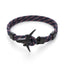 Pulsera de Ancla Negra Moderna y Elegante para Hombres y Mujeres