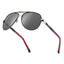 Lunettes de soleil aviateur polarisées de luxe avec protection UV400