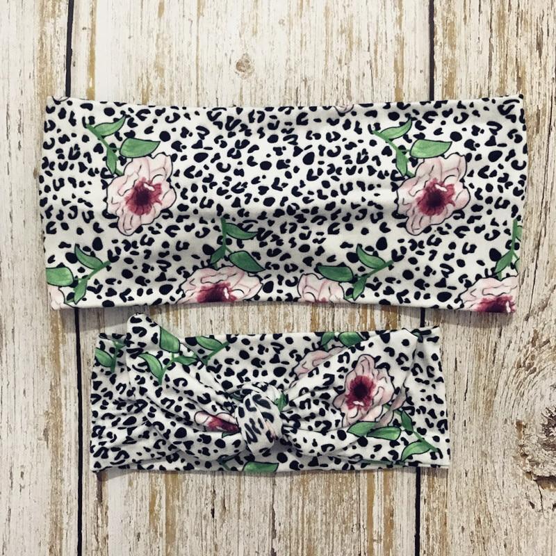 Luxury Modern 2PCS Baby and Mom Headbands Set