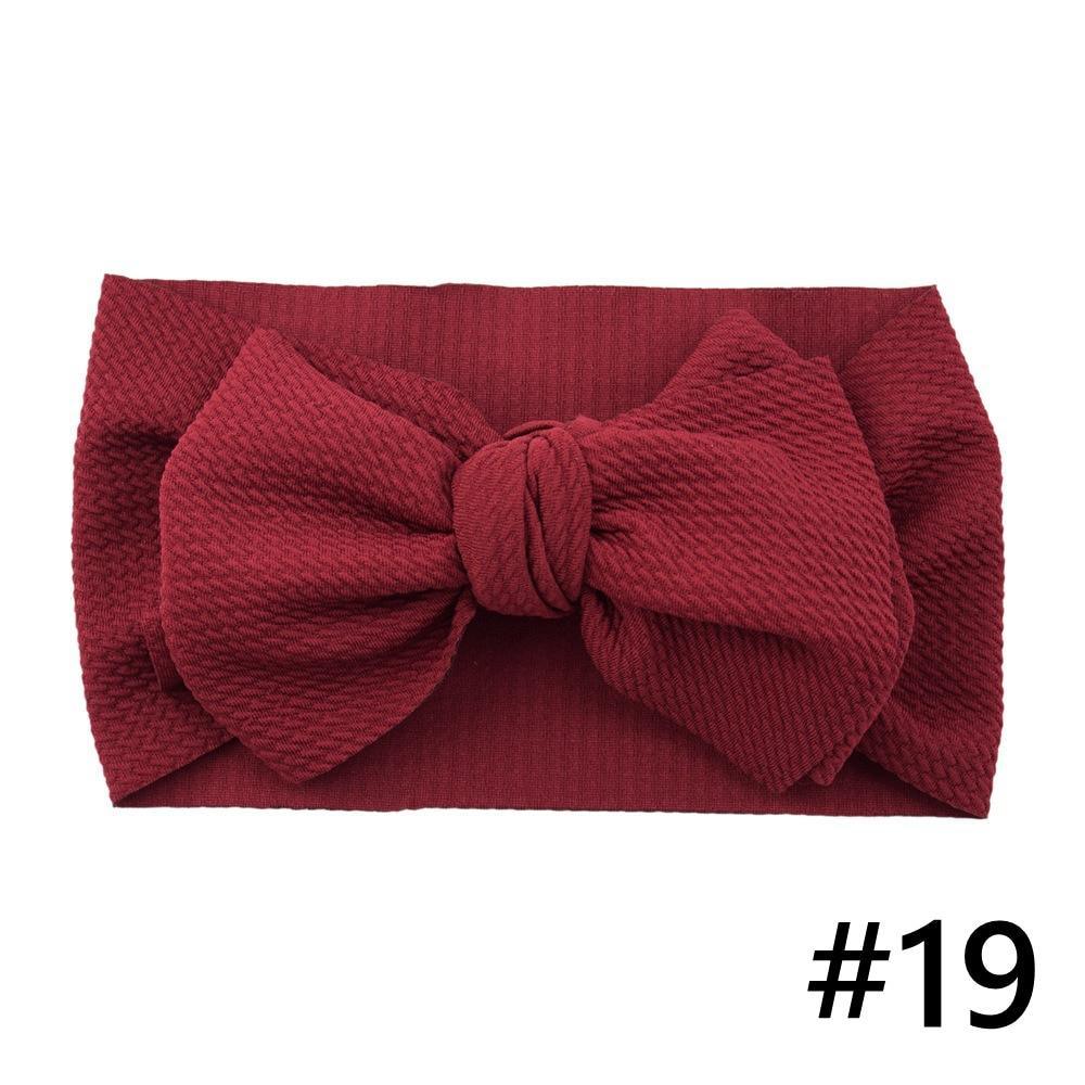 Diadema Grande con Lazo para Niñas - Accesorio de Cabello Ajustable