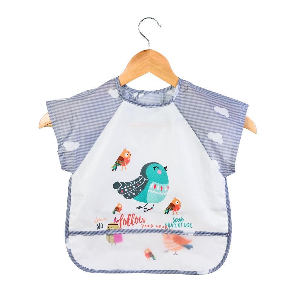 Bibs de bebé de dibujos animados ecológicos - Ajustables y a prueba de agua