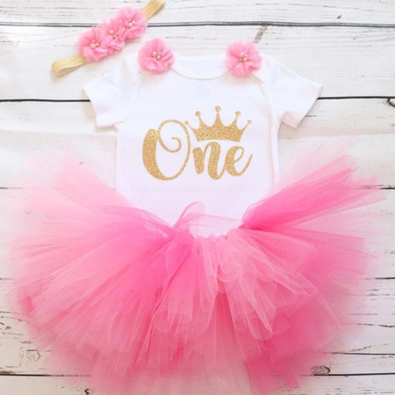 Vestido Moderno de Unicornio para Celebraciones del Primer Cumpleaños