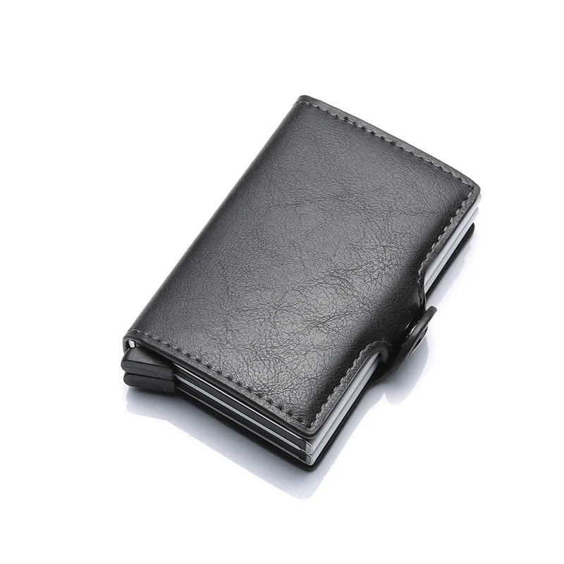 Carbon Fiber Leather Men Wallet Money Bag - Korvel