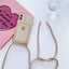 Transparent Crossbody Wallet Case for iPhone