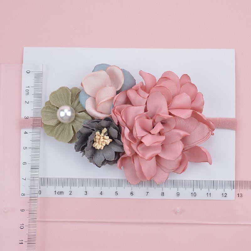 Diademas Florales de Lujo Hechas a Mano para Niñas Bebés
