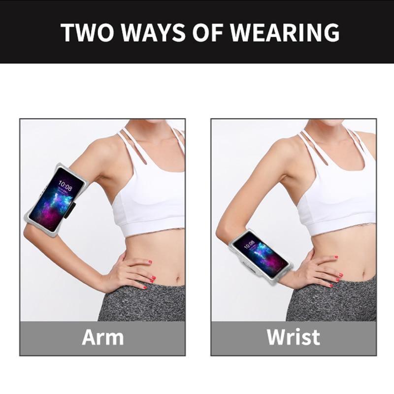 Running Gray Armband Sport Phone Case for Active Lifestyles