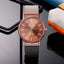 Montre à Quartz Décontractée pour Femmes avec Bracelet en Silicone Élégant
