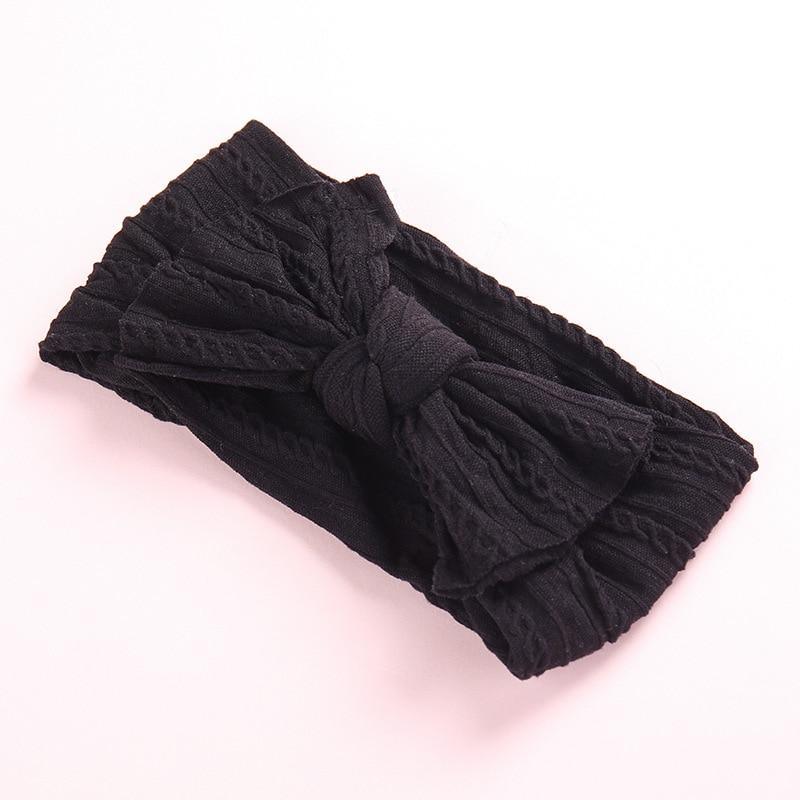Bandeau pour bébé moderne fait main - Bonnet en coton doux pour filles