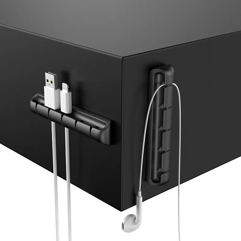 Premium Desktop Cord Manager for USB and Earphone Cables