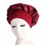 1pc Adjust Solid Satin Bonnet Hair Styling Cap Long Hair Care Women Night Sleep Hat Silk Head Wrap Shower Cap Hair Styling Tools - Korvel