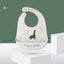 Bavoir en silicone imperméable ajustable pour bébés et enfants