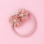 Elegant Handmade Baby Girl Hair Band with Rhinestone Crown - Perfect for Infants - Korvel