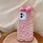 Fluffy Warm Cartoon Phone Case for iPhone