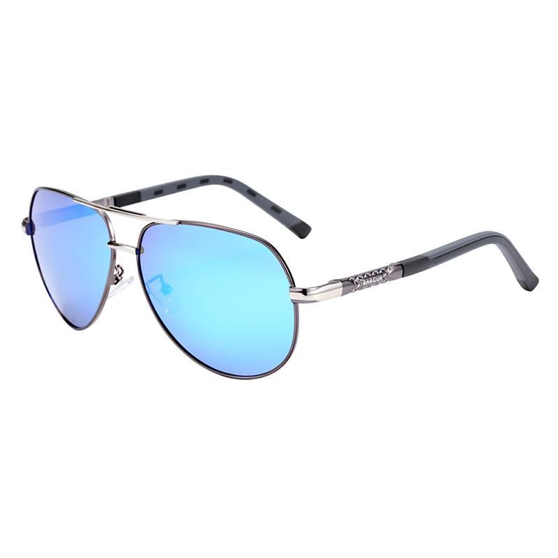 Lunettes de soleil aviateur polarisées de luxe avec protection UV400