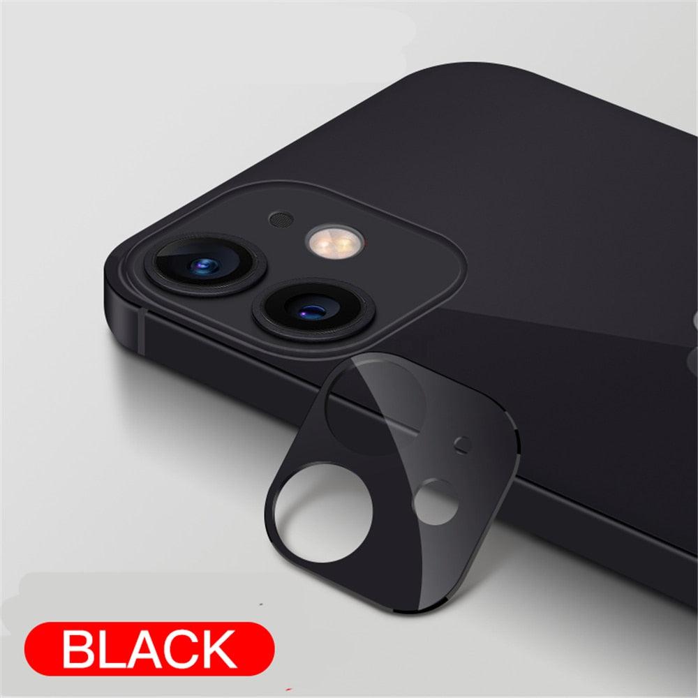 Protector de Lente de Cámara de Vidrio Templado para iPhone 12 y 11 Series