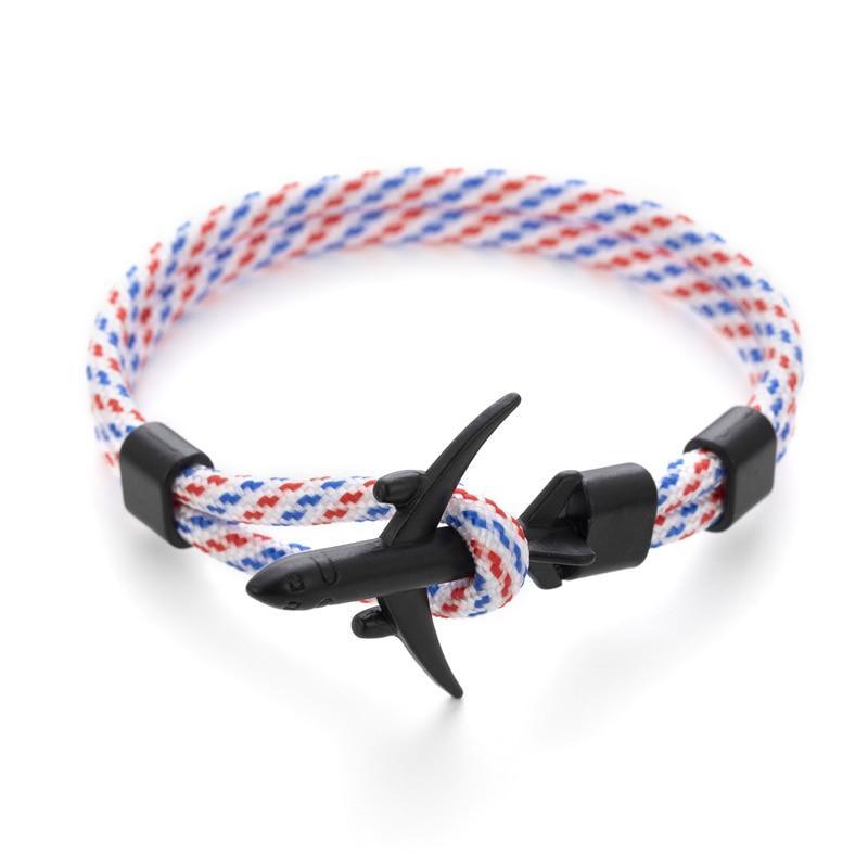 Pulsera de Ancla Negra Moderna y Elegante para Hombres y Mujeres