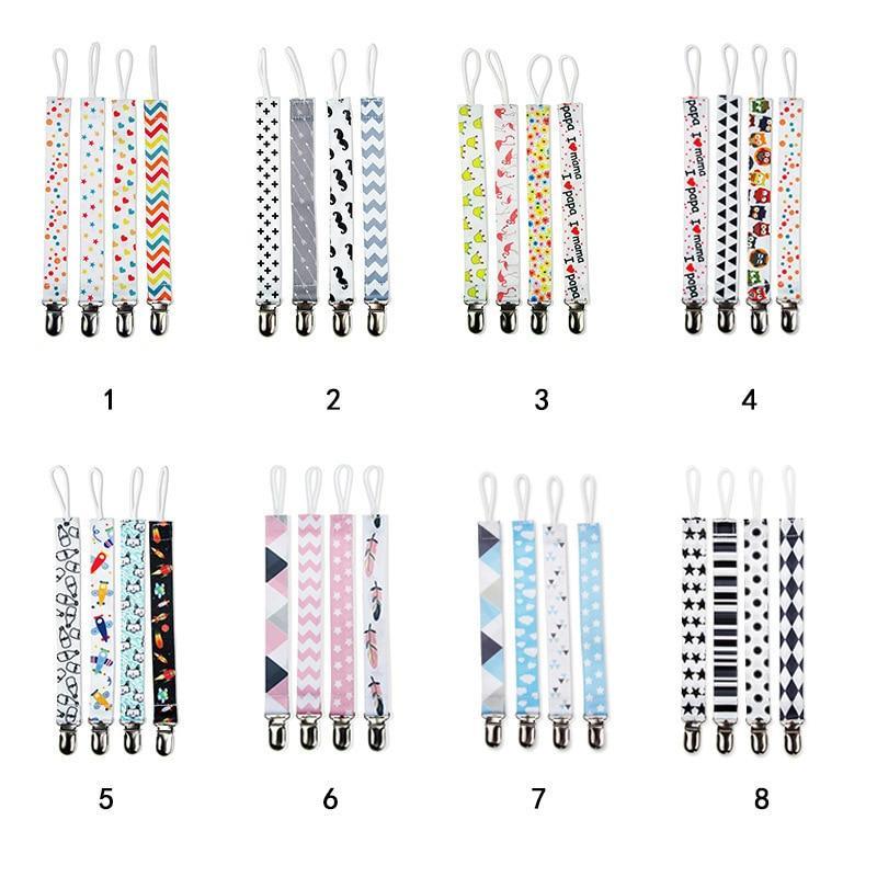 Ensemble de 4 clips de sucette pour nourrissons