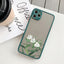 Butterfly Lavender Flower Phone Case for iPhone 13 Mini & 14 Pro Max