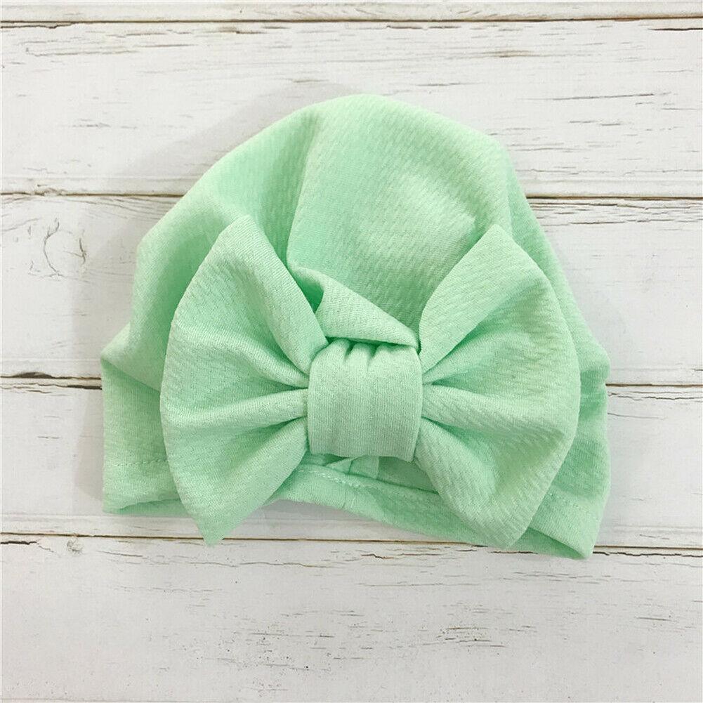 Chapeau en Tricot Élégant pour Filles Bébé avec un Grand Nœud