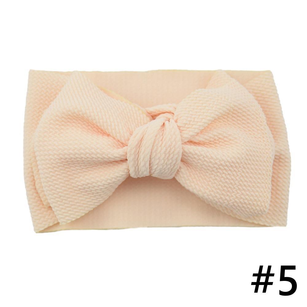 Diadema Grande con Lazo para Niñas - Accesorio de Cabello Ajustable