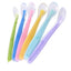 Premium Soft Silicone Baby Feeding Spoons - Candy Color Set