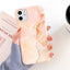 Coque de téléphone en marbre crack mat de luxe pour modèles d'iPhone