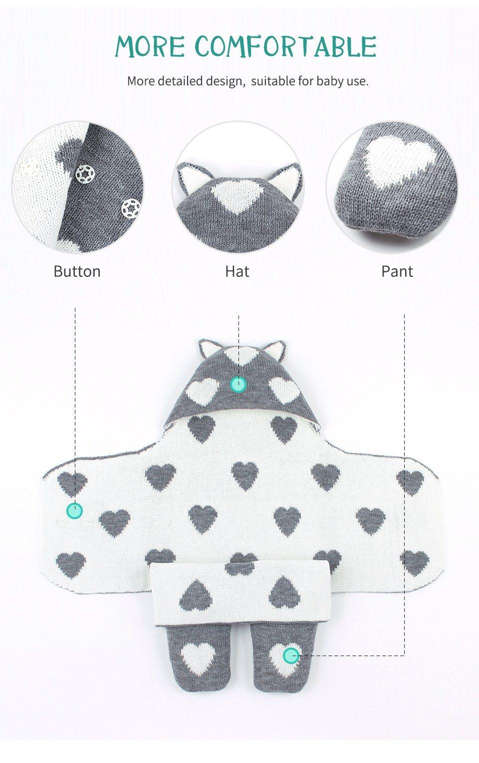 Premium Knitted Baby Sleeping Bags for Winter Comfort